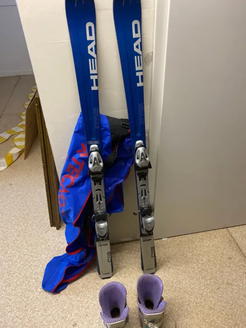 Damen Skier im Bindung, Hersteller Head C11S  Länge 1,50 Meter
