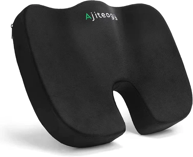 Ajiteogy Coussin Chaise Bureau - Coussin Fauteuil Bureau En Mousse Mémoire Forme
