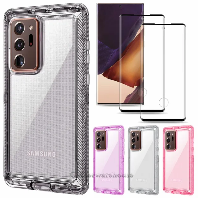 For Samsung Galaxy Note 20 Ultra 5G Case Heavy Duty Shockproof Slim Clear Cover