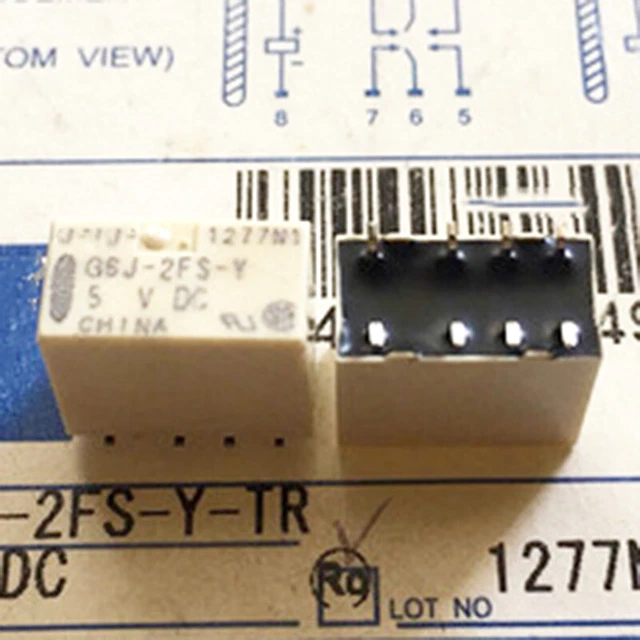 1Pc G6J-2FS-Y 5VDC Signal Relay 8Pin NEW 1Pc G6J-2FS-Y 5VDC Signal Relay 8Pin NEW