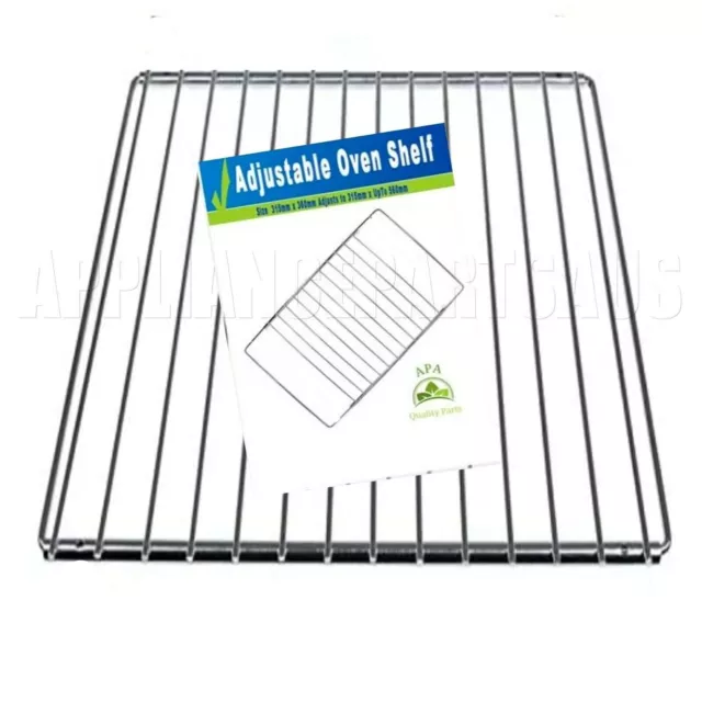 4 x EXTENDABLE OVEN SHELF ADJUSTABLE RACK OVEN RACK - OVEN SHELF UNIVERSAL 2