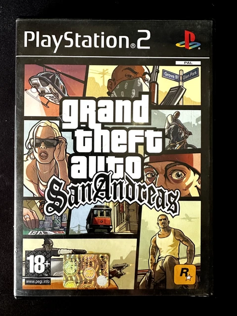 GTA SAN ANDREAS Grand Theft Auto - Playstation 2 Ps2 PAL Ita EUR 18,50 ...