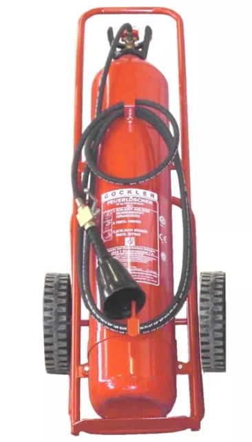 30kg Kohlendioxid Feuerlöscher fahrbar EN1866 CO2 Feuerlöscher Kohlensäure EDV