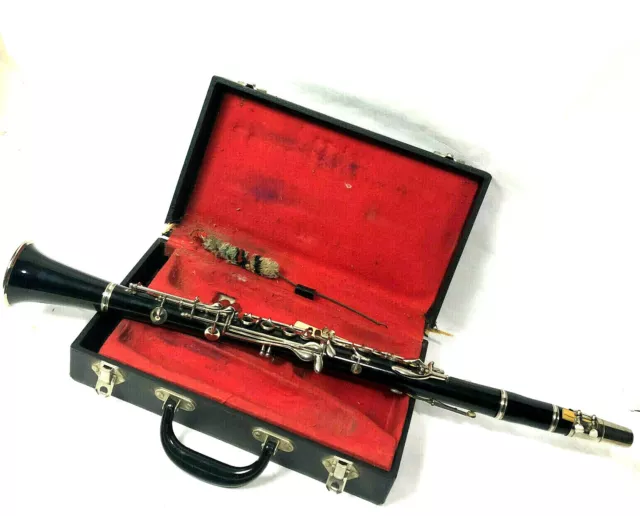 Vintage CLARINET English Made in Case