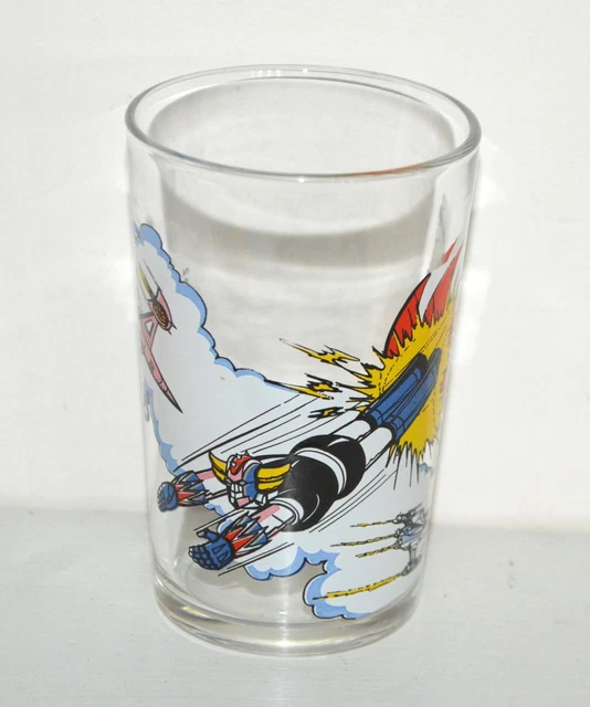 Ancien Verre à Moutarde Goldorak - AMORA Antenne 2 - Vintage Années 80 - France