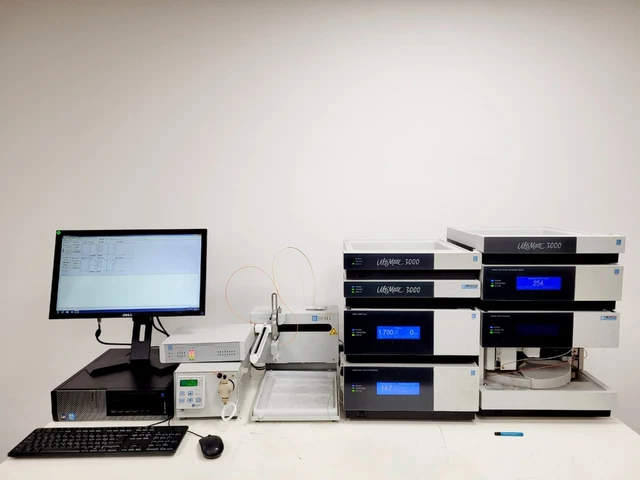 Lab Sample Tcc Machine DIONEX ULTIMATE 3000 HPLC System - AXP - VWD-3100 - TCC-3000 SD - SRD ...
