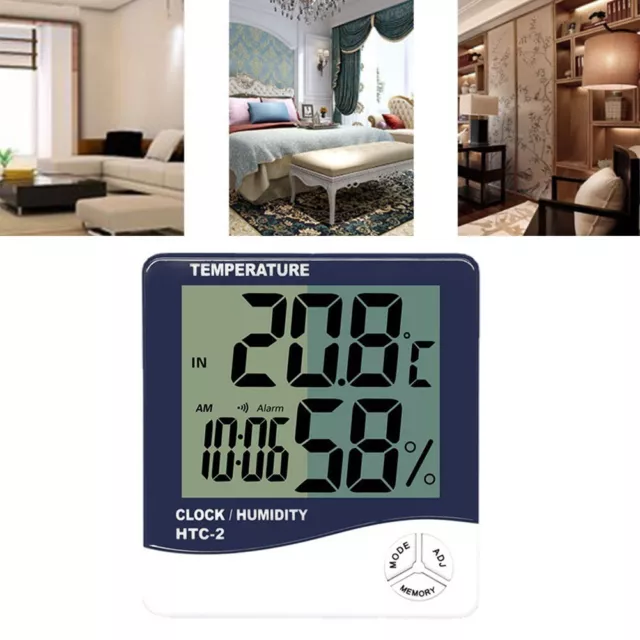 HTC 2 Temperatur- und Feuchtigkeitssensor genaue Messwerte für Innenräume