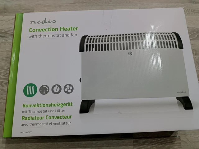 Heizgerät elektrisch Nedis 2000 Watt 2 Stück