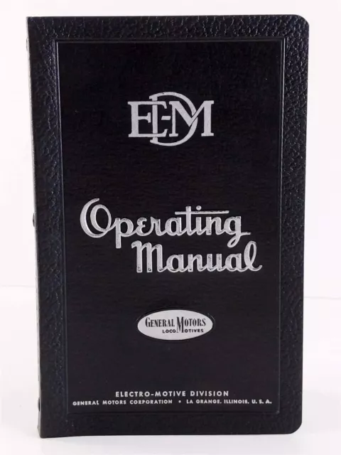 EMD Passenger Diesel Locomotive Operating Manual No. 2300 General Motors 1945