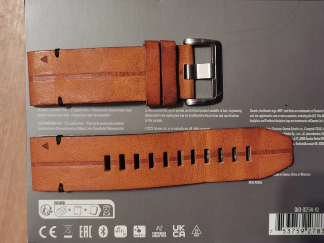 Garmin quickfit sales 26 chestnut leather