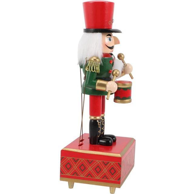 Casse-Noisette Décoratif En Bois 30cm - Roi Des Souris - Décoration De Noël Traditionnelle Pour Table
