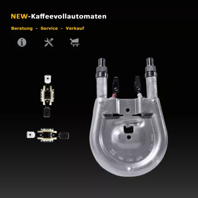 DeLonghi Dampfheizung zu Schnelldampf + 2x Thermostat 318°C zu Kaffeevollautomat