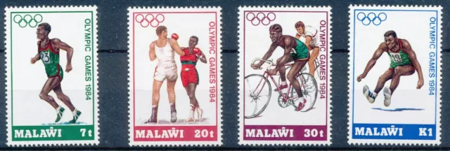 [BIN16643] Malawi 1984 Olympics good set of stamps very fine MNH