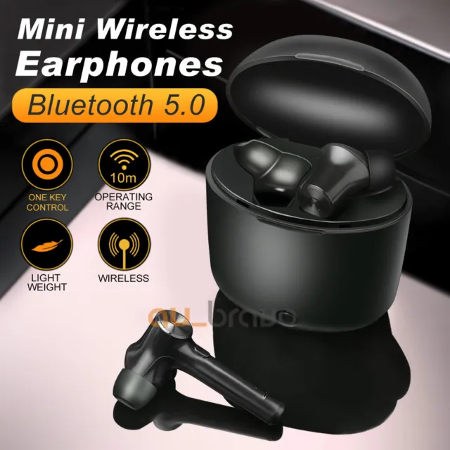 Bluetooth 5.0 Headset TWS Wireless Earphones Mini Earbuds Stereo Bass Headphones
