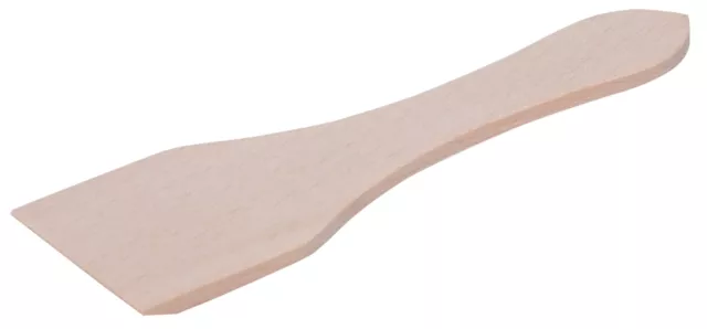 Racletteschieber Raclettespachtel Raclette - Schaber L 13 cm aus Buchenholz