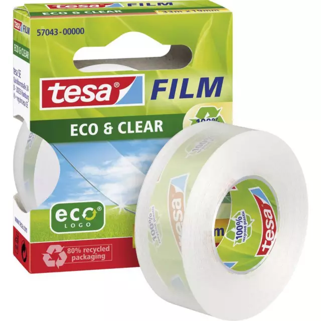 tesa tesafilm® Eco & Clear 57043-00000-01 Nastro adesivo tesafilm Eco & Clear