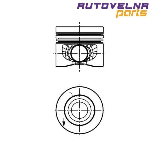 Pistone Kolbenschmidt 40558600 Nuovo