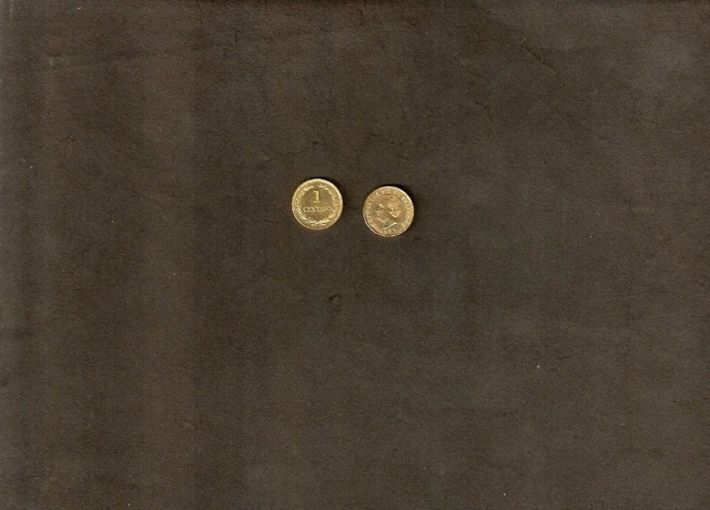 EL SALVADOR 1 CENTAVOS KM135.2 1977 x 100 Pcs Lot MORAZAN UNC LATINO COIN MONEY