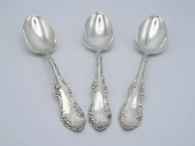 LOT of 3 pcs ANTIQUE TOWLE OLD ENGLISH PATTERN STERLING TABLE DINNER SPOON 8" 3