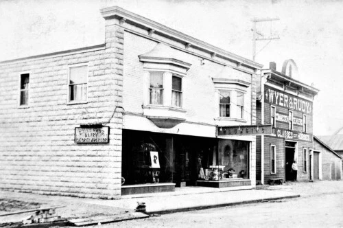 Street View Smith Bros Ice Cream Parlor Orrville Ohio OH Reprint Postcard