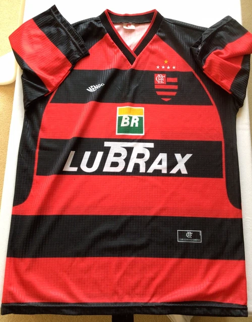 Maillot Foot Flamengo Rétro Supporter Années 90 – N°10, Taille L, Manches Courtes