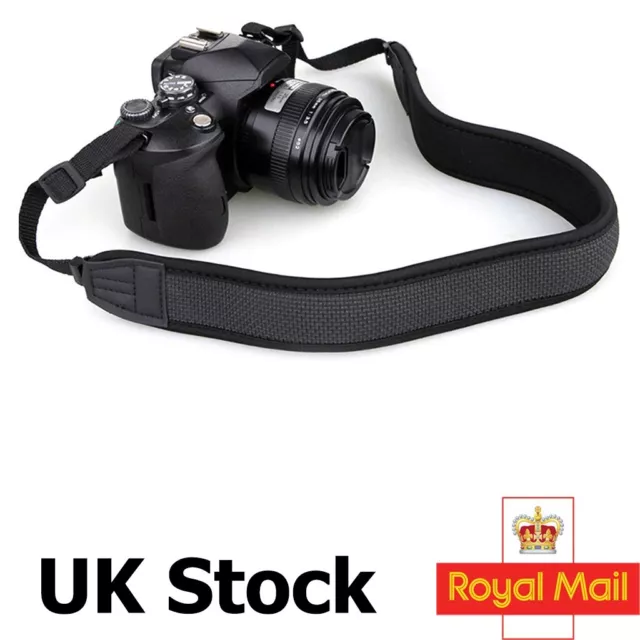 Camera Strap Shoulder Neck Anti-Slip Comfy For Dslr Canon Nikon Camera Binocular