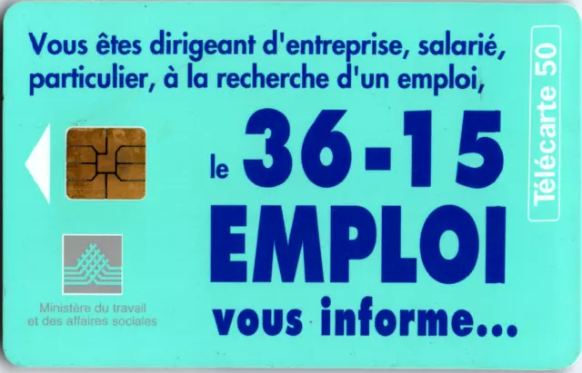 Telecarte 50 - Frankreich - A65119448 - 655052970 - 05/96 - le 36-15 emploi