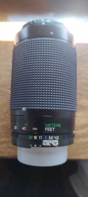Lente zoom de enfoque macro Vivitar 70-300 mm MC f/4,2-5,8 - Nikon AI-S Top Lent