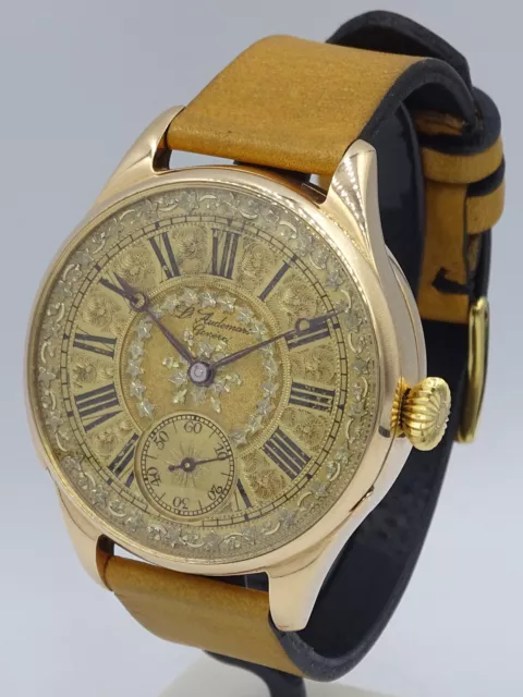 Unique Solid 14K Gold Louis Audemars Brassus & Geneve Minute Repeater Movement