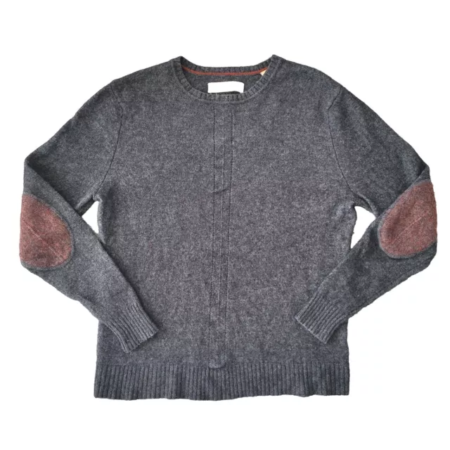 Tommy Bahama Large Crewneck Merino Wool Alpaca Sweater Gray NWOT