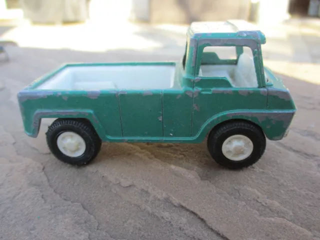 Tootsie Toy Green Pickup Truck,Vntg Diecast 1969 Style Tootsie Toy Pick-Up Truck