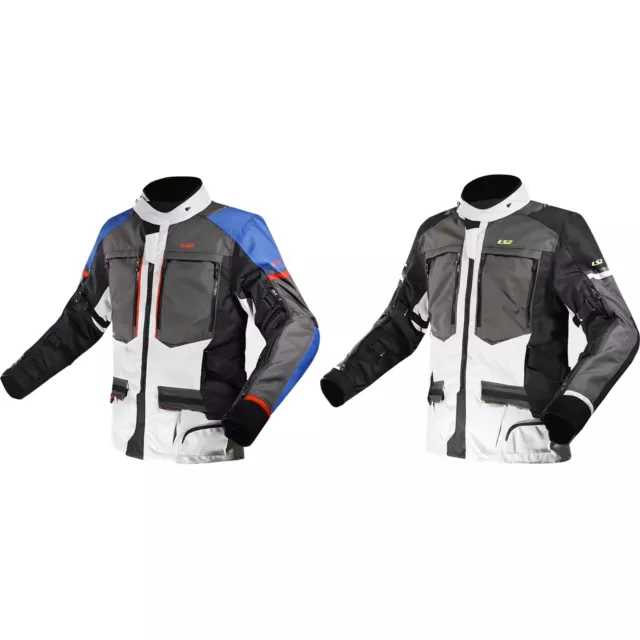 Hommes Moto Veste - LS2 Norvège - Étanche Touring