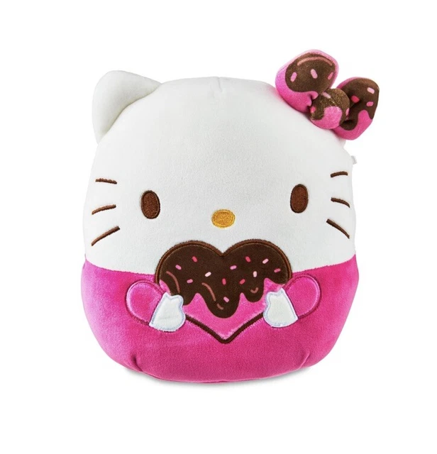 3 SANRIO VALENTINES 2024 Squishmallow My Melody Cinnamoroll Hello Kitty