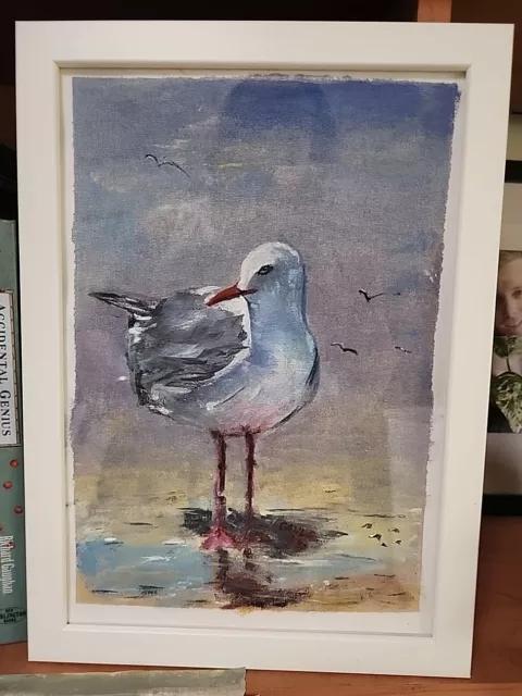 Lone SEAGULL on an Australian Beach