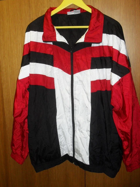 Bomber Nike Swoosh Vintage Anni '90, Blu Anni '90, Abbigliamento Retrò Nike Anni '90, Abbigliamento Sportivo Da Strada, Old Skool Nike Swoosh Large - Italia - Foto 3