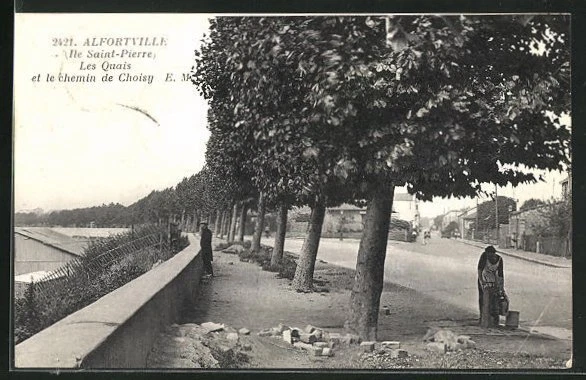 CPA Alfortville, Les Quais and the Chemin de Choisy