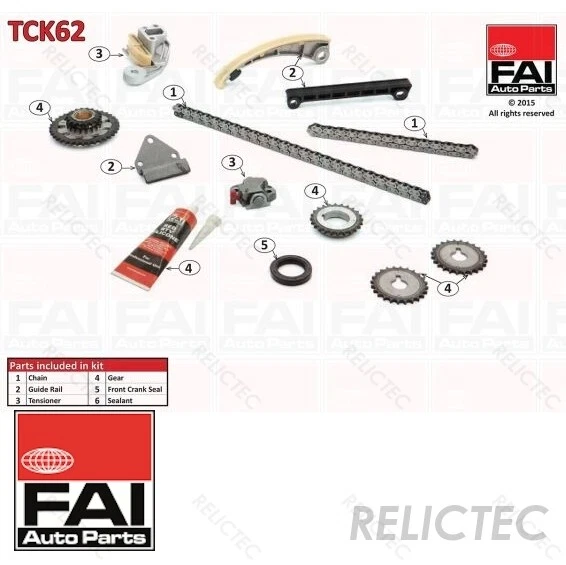 TIMING CHAIN KIT for SuzukiBALENO,VITARA,GRAND II 2,I 1 1281177E00