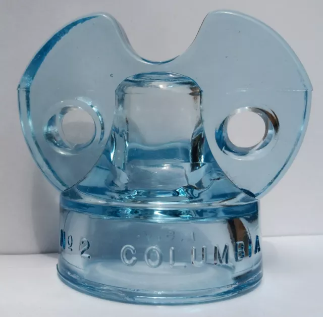 L.S.V. NO 2 COLUMBIA commemorative glass insulator