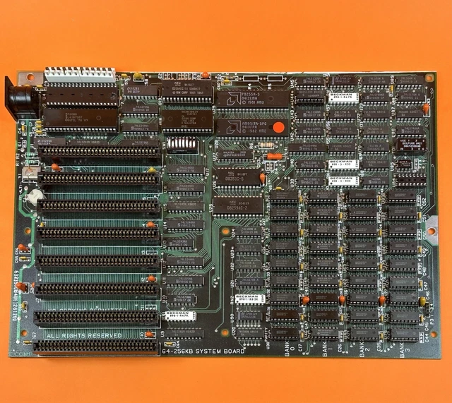 GENUINE IBM 5160 XT Motherboard For Parts/repair, Tantalum Short