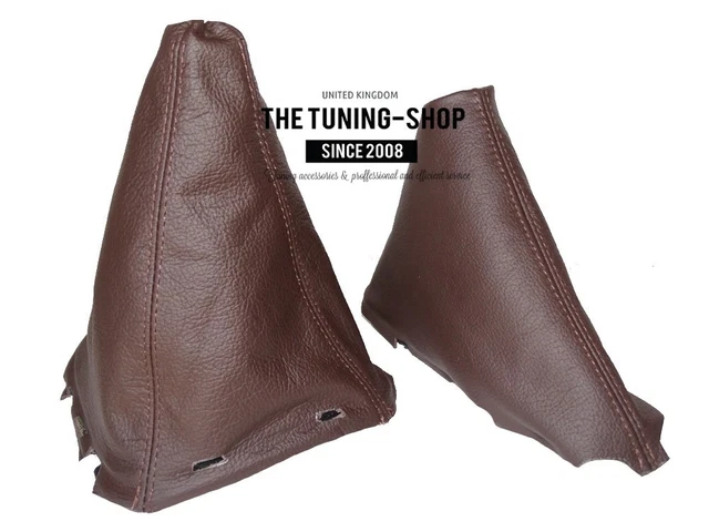 POUR SUBARU LEGACY IV FL 06-09 SOUFFLET LEVIER DE VITESSE Et FREIN NOIR/BEIGE