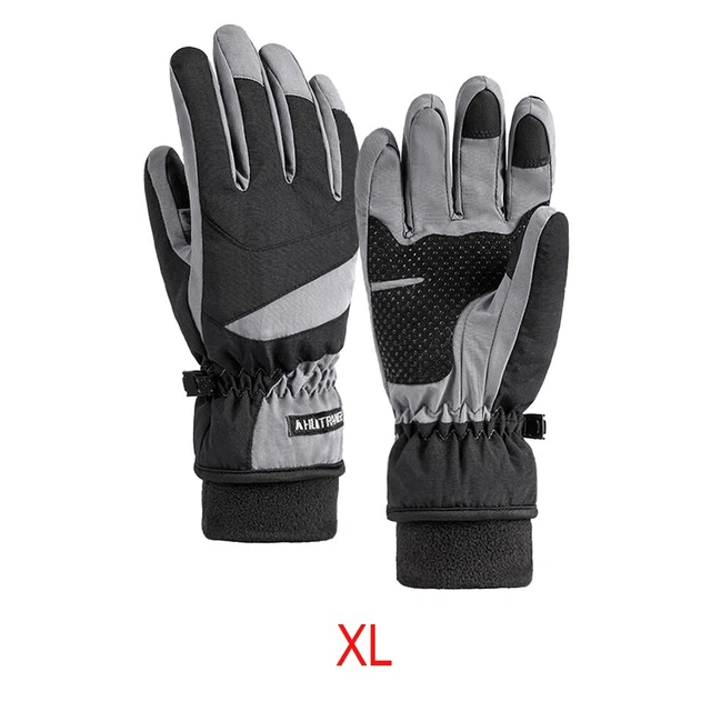 Gants de ski hiver imperméables à écran tactile épais et imperméables gants