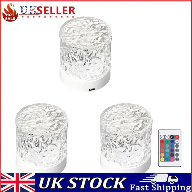 WATER RIPPLE BEDSIDE Lamp Wireless Dimmable Light for Home Furnishing