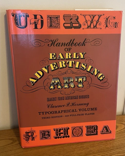[稀少] Handbook of Early Advertising Art Handbook of Early Advertising Art, mainly from American