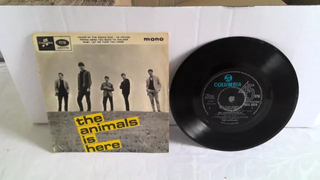 The Animals - The Animals Is Here  - 7" Vinyl EP