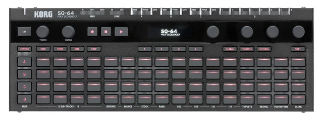 KORG SQ-64 Polyphonic Step Sequencer Sampler & Sequenzer Audio Tool TEILDEFEKT