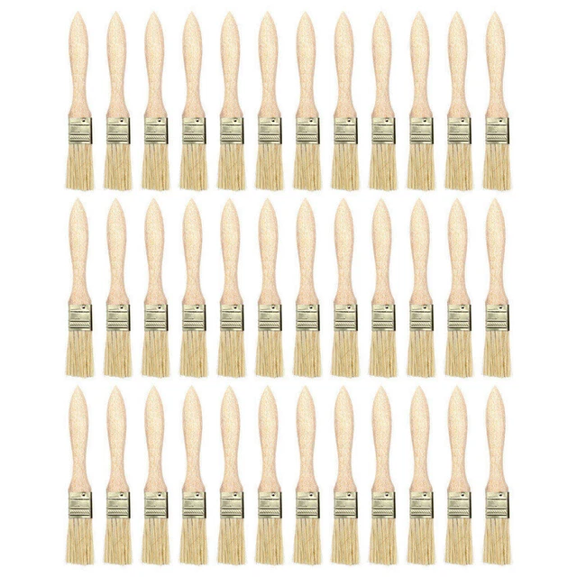 36 Pack of 1 Inch (24mm) Paint Brushes and Chip Paint Brushes for Paint StainsV9