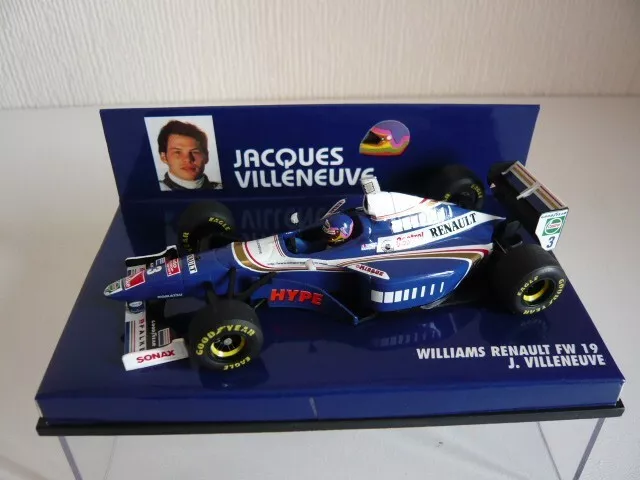 Minichamps, 1/43 Williams FW19, Jacques Villeneuve 1997 World Champion.