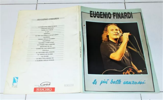 Spartiti EUGENIO FINARDI Le piu' belle canzoni - 1993 songbook 19 brani SUCCESSI