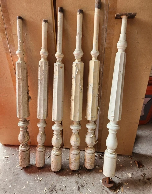 6 Vintage Antique Victorian Balusters Railing Spindles More Available