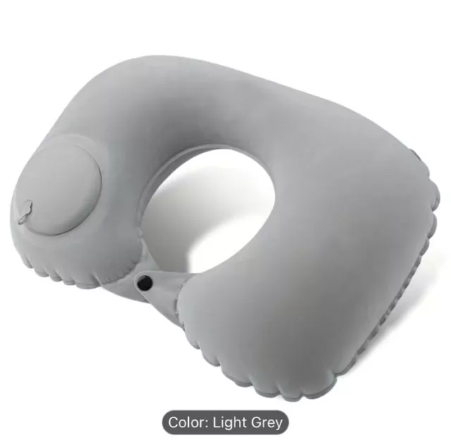 Inflatable U Shape Neck Support Travel Air Pillow Cushion Plane Sleep Head Rest